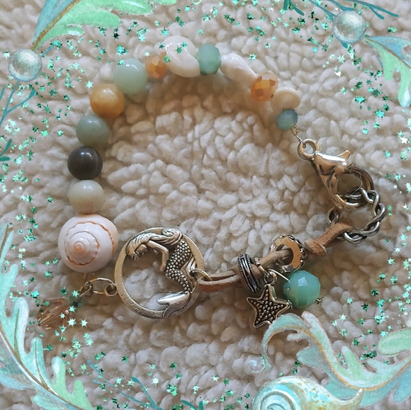 Hand Crafted Jewelry - Mystic Mermaid Amazonite Bracelet